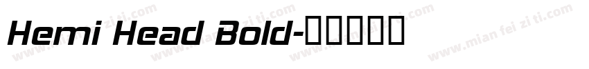 Hemi Head Bold字体转换